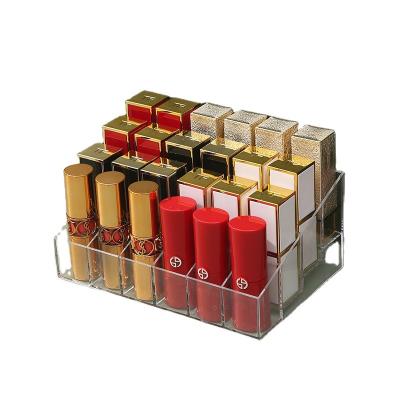 China Fashion Multi-cell lip gloss shelf, simple cosmetic lipstick storage box for sale