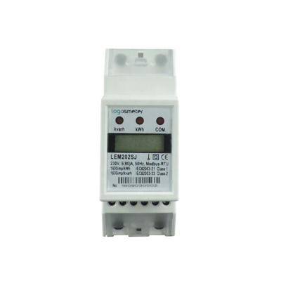 China Two-wire remote single-phase electronic energy meter with Modbus and RS485 LEM202SJ LEM202SJ for sale