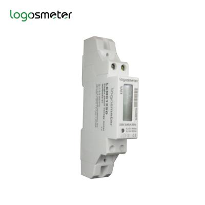 China Ultrathin Rail Type Single Phase Din Energy Meters LEM012SD LEM012SD for sale