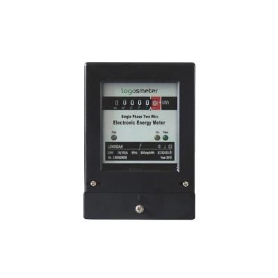 China Two Single Phase / Three Wire Front Panel Register Electric Power Meter LEM052AH LEM052AH for sale