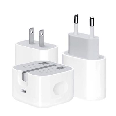 China EU 20W British Convenient US Fast Power Adapter Plug Wall Mounted USB-C Fast Charging Head For Iphone Fast Charger for sale