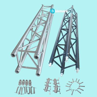 China Durable F34 Spindle 290mm Overall Black Straight Square Truss Aluminum Segment for sale