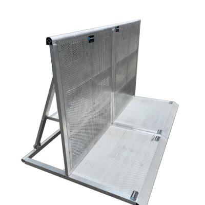 China Safe and easy to use crowd control barrier for stage barriers / door concert style stage barriers / snake runner barrier for sale