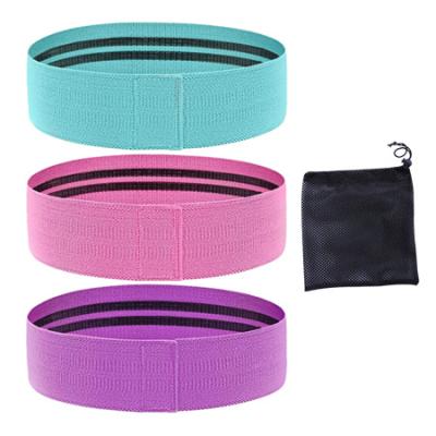 China Hot Selling Custom Fitness Gym Equipment Logo Fitness Yoga Resistance Bands Set For Legs And Butt for sale