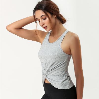 China Antibacterial Comfortable Custom Gym Wear Wholesale Yoga Crop Tops With Built In Bra for sale