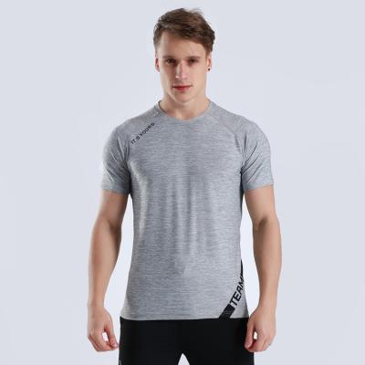 China Wholesale Cheap Antibacterial Quick Dry T Shirts Mens Solid Color T-shirt Sport Plain T-shirt Wear for sale