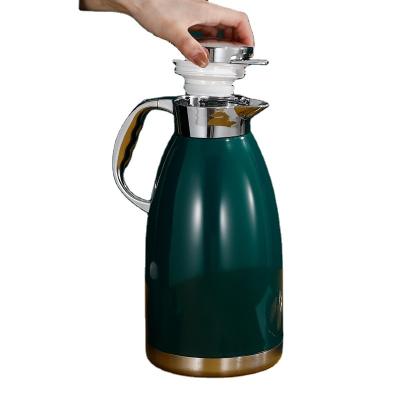 China PORTABLE European Style Stainless Steel Coffee Carafe Vacuum Insulation Thermos Tea Coffee Pot for sale