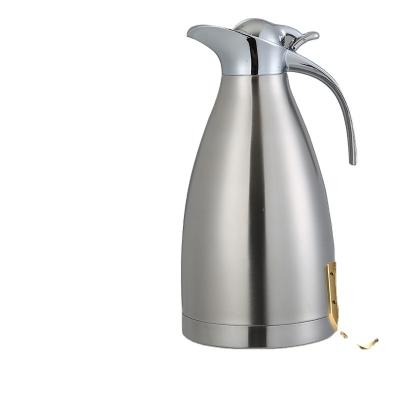 China PORTABLE Modern Double Wall Flasks Coffee Pot Portable Tea And Coffee Pot With French Press for sale