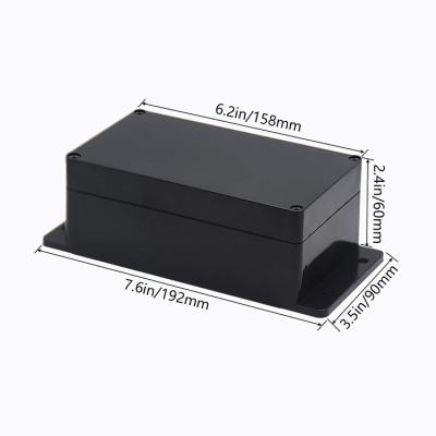 China Manufacturer IP66 Electric Black Plastic Waterproof Use Enclosure Junction Box Circuit Board PCB Box for sale