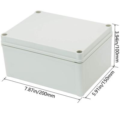 China ABS IP65 Outdoor Waterproof Plastic Enclosure Electronic Hardware PCB Electronic Battery Box 200 x 150 x 100 mm for sale