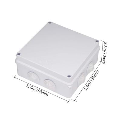 China Custom Outdoor ABS IP65 Waterproof Plastic Fence Electronic Hardware Fence Electronic Control Box 150 x 150 x 70mm for sale