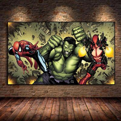 China Carcass The Avengers movie star poster canvas waterproof painting for home decor for sale