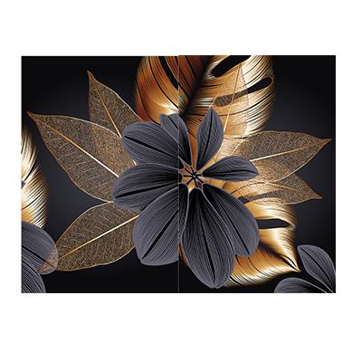 China Waterproof Modern Flower Paintings Canvas Painting Wall Hotel Decorate for sale