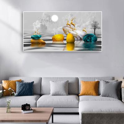 China Nordic Waterproof Abstract Wall Art Pictures Print On Canvas Painting For Living Room Home Decoration for sale