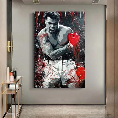 China Waterproof Famous Star Poster Canvas Oil Painting For Home Decor for sale