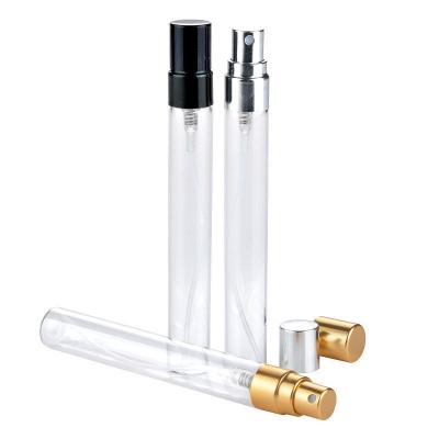 China 2ml 3ml 5ml Cosmetic Luxury Gold Perfume Sample Spray Bottle 10ml Perfume Glass Cologne Glass Mist Spray Bottle 10ml Black Silver Black For Perfume for sale