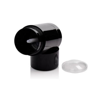 China 15g 30g 50g 75g Cosmetic Custom Plastic Ace Sunscreen Stick Container 15ml 30ml 50ml 75ml Round Black Twist Up Deodorant Tube With Cap for sale