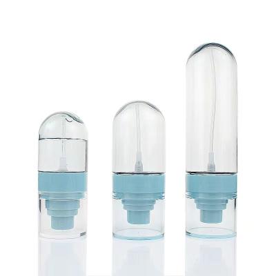 China Original Factory 30ml 50ml 60ml 80ml 100ml PETG Clear Fine Plastic Upside Down Facial Mist Spray Bottle With Sprayer Blue Black White for sale