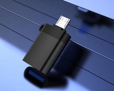 China MP3/MP4 Player USB Female 3.0 Micro USB 3.1 Charging Data OTG Adapter Male Converter With Key Chain for sale