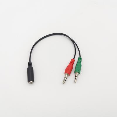 China Wholesale high quality car 2 in 1 aux cable. audio cable 3.5mm adapter audio for sale