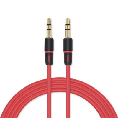 China Premium car audio cable 3.5mm male to aux cable. car stereo male for sale