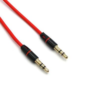 China Car Audio Jack 3.5mm Extension Cable Wire Rope Audio Cable for sale