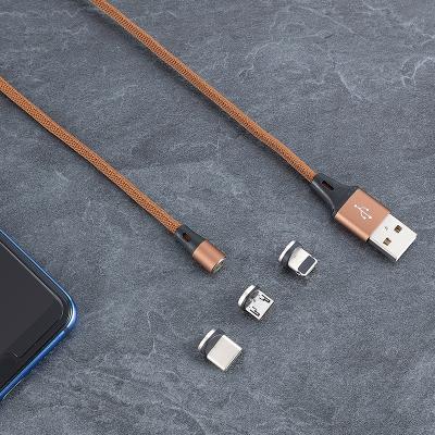 China Wholesale MP3/MP4 Player 3 In 1 Magnetic Charging Cable Usb Magnetic Cable for sale