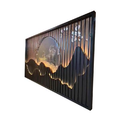 China Art Deco Hot Selling Popular Outdoor Aluminum Wallpaper Shape Stainless Steel Screen Partition for sale