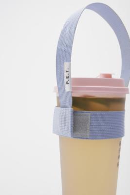 China Adjustable Cup Width Strap For Different Sizes Woven Wrist Accessory Sizes Foldable Environmental Friendly Cup Carrier for sale