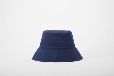 China Fashion Fleece Peach Skin Twill Rpet Recycled Polyester Fleece Bucket Hat for sale