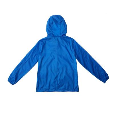 China Custom Sustainable Recycled Lightweight Outdoor Urban Sports rPET Hooded Jackets Summer Sun UV Protection Lightweight Windproof Jackets for sale