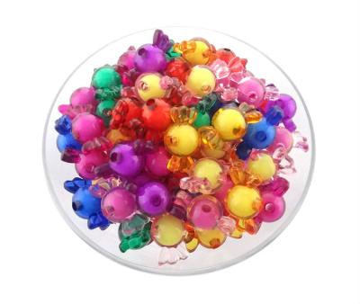 China Acrylic Transparent Cute Sweet Candy Shape Beads For Jewelry Making for sale