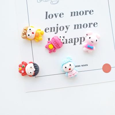 China 2021 Hot Selling DIY Toy Doll DIY Doll Resin Cute Accessories Bracelet Shape Decoration Hairbow Flatback Cabochon for sale