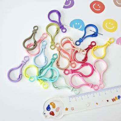 China Bracelet Bangle Colored Plastic Bulb Shaped Loop 14mm Lobster Loop For DIY Jewelry Findings Jewelry Making Custom Key Chain Accessories for sale