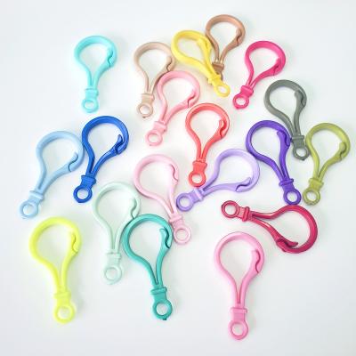 China Bangle bracelet environmental protection color plastic bulb shape, lobster buckle, jewelry DIY, wholesales acrylic key chain products for sale