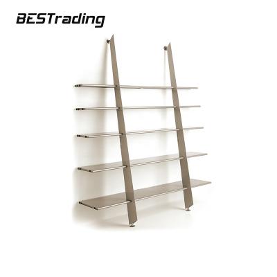 China Modern Minimalist Extendable Metal/Solid Wood Demountable Shelf for sale