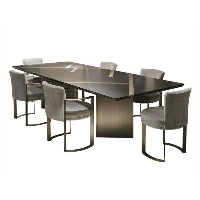 China Customized Modern Luxury Dining Table 10 Seater Dining Table Set for sale