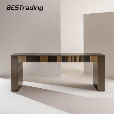 China Modern Design Hotel Italian Luxury Porch Home Modern Solid Wood Desk for sale