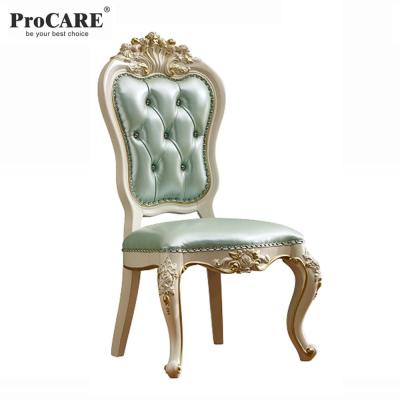 China Best Seller Modern Luxurious Wooden Leather Dining Chair For Home Living Room for sale