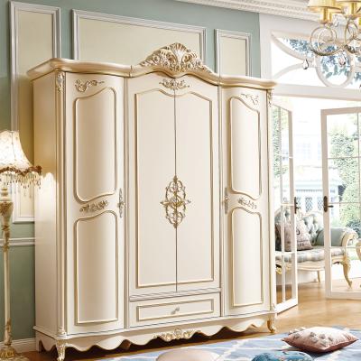 China Modern classic solid wood clothes wardrobe wardrobe for bedroom for sale