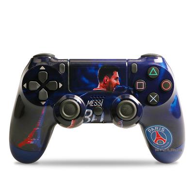 China Touch Buttons Official Wholesale HYCARUS Blue-Tooth Wireless Control For PS4 Controller Gamepad Joystick Mando Joystick-PS4 (Lionel Messi) for sale