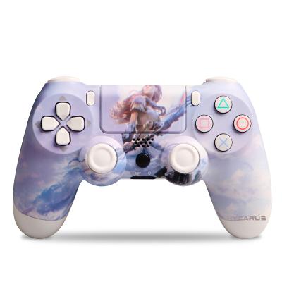 China Touch Buttons Official Wholesale HYCARUS Blue-Tooth Wireless Control For PS4 Controller Gamepad Joystick Mando Joystick-PS4 (Horizon Zero Dawn) for sale