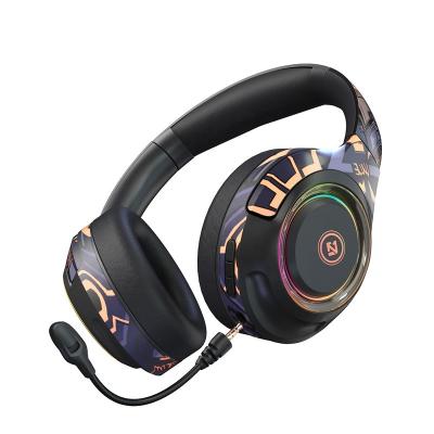 China RGB Stereo HIFI Bass Wireless Headphones With Microphone For PS4 PS5 Wireless Earphone , RGB Stereo HIFI Bass Wireless Headphones With Microphone For PS4 PS5 Mobile Phone PC BT 5.0 Gamer Headset for sale