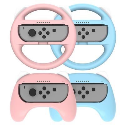 China 2022 New Color Box Design Nintendo Joy Con Steering Wheel Switch and Handles Set with Wholesale Price (Black) for sale