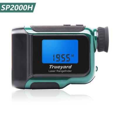 China Trueyard Laser Rangefinder SP2000H Display Data Viewing Screen Continuous Storage Dual 2000 Yards Rangefinder 105x75x40mm for sale