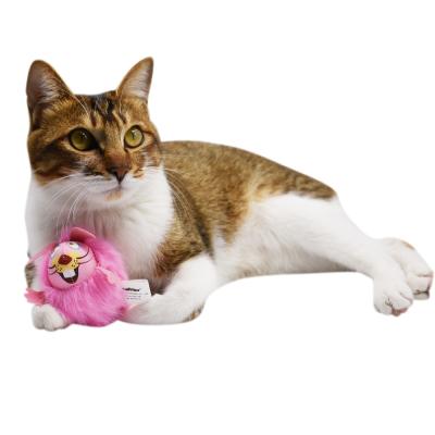 China 2022 Viable New Plush Sounds Mouse Cat Toys Customized Mint Pet Catip Interactive Ball Toys PT100901 for sale