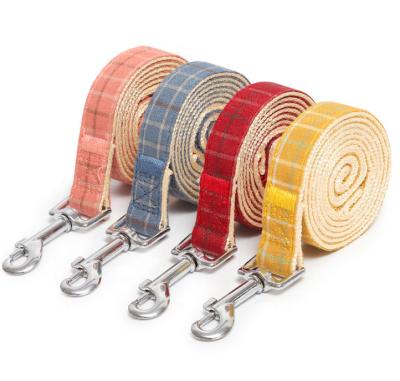 China Durable Plaid Chest And Leash Back Belt Harness Colored Pull Dog Leash Harness For 3 - 40 Kg Pet for sale