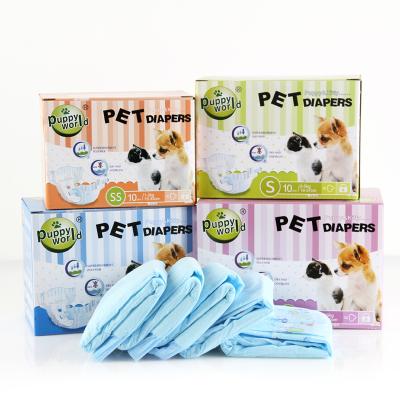 China New Sustainable Best Hot Selling Disposable High Absorbent Pet Diaper for sale