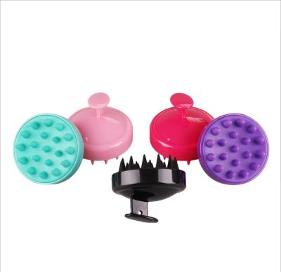 China Sustainable Pet Silicone Massage Comb For Removing Floating Hair for sale