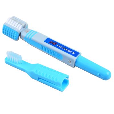 China Sustainable New Fashion 3 Heads Dog Toothbrush for sale